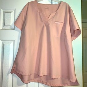 Jaanuu Women’s 1-Pocket Tuck-In Top + Women’s Essential 5-Pocket Jogger Scrubs